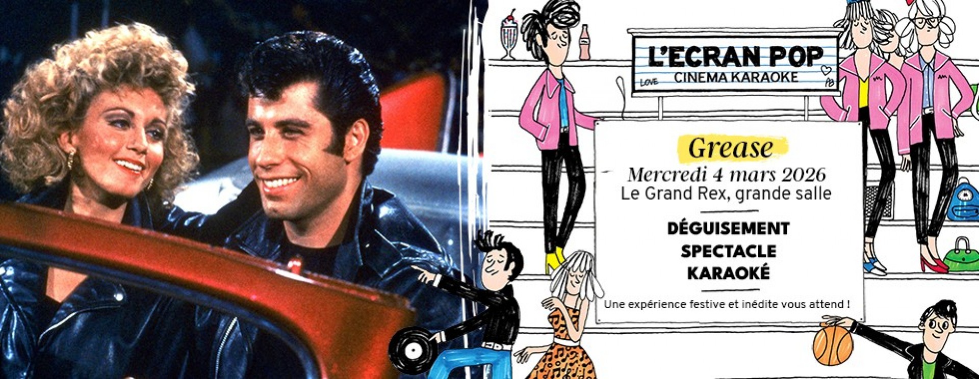 L'ÉCRAN POP : GREASE - ÉVÉNEMENT SPÉCIAL
