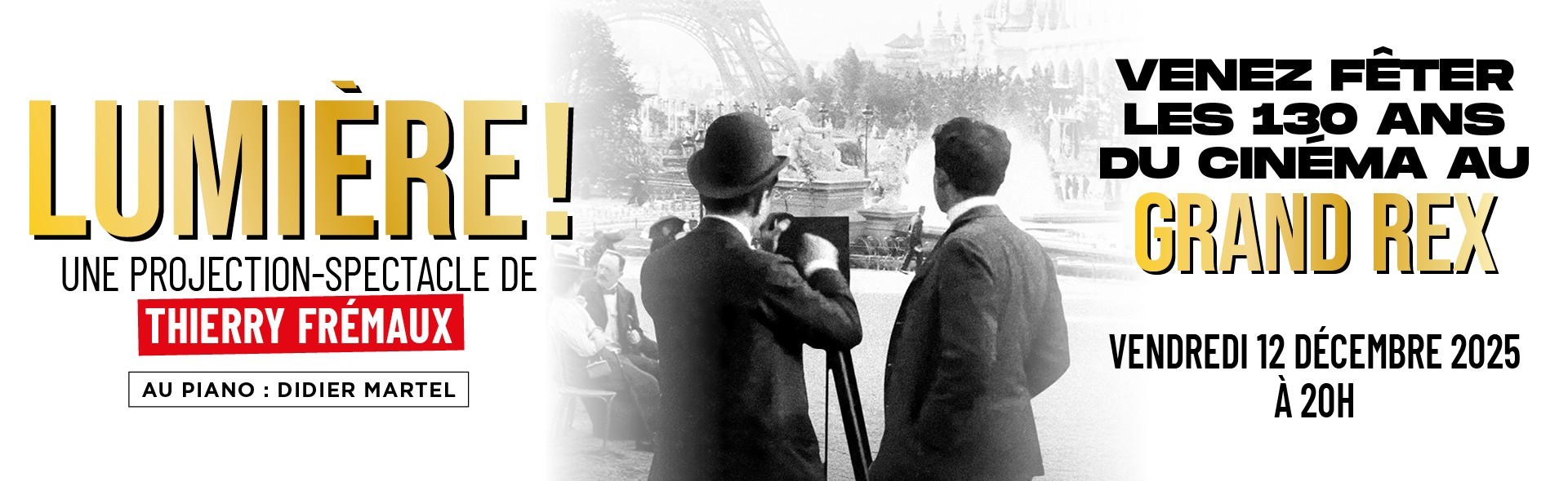 LUMIERE ! Une projection-spectacle de Thierry Fréma